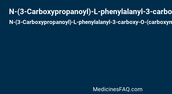 N-(3-Carboxypropanoyl)-L-phenylalanyl-3-carboxy-O-(carboxymethyl)-N-pentyl-L-tyrosinamide