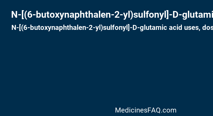 N-[(6-butoxynaphthalen-2-yl)sulfonyl]-D-glutamic acid