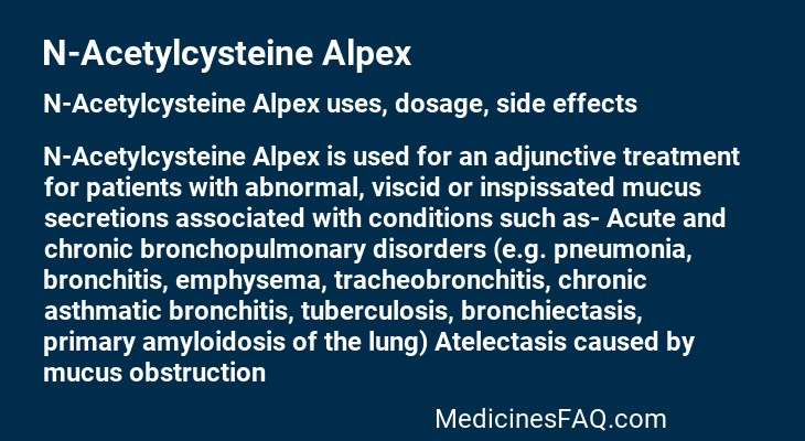 N-Acetylcysteine Alpex