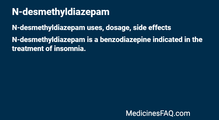 N-desmethyldiazepam