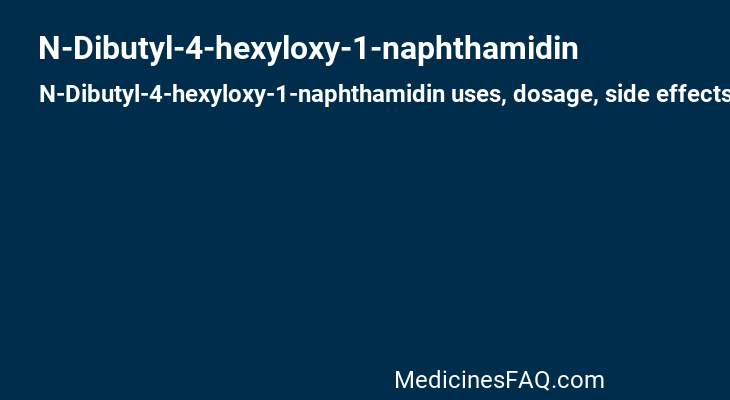 N-Dibutyl-4-hexyloxy-1-naphthamidin