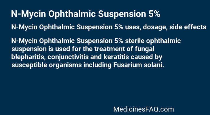 N-Mycin Ophthalmic Suspension 5%