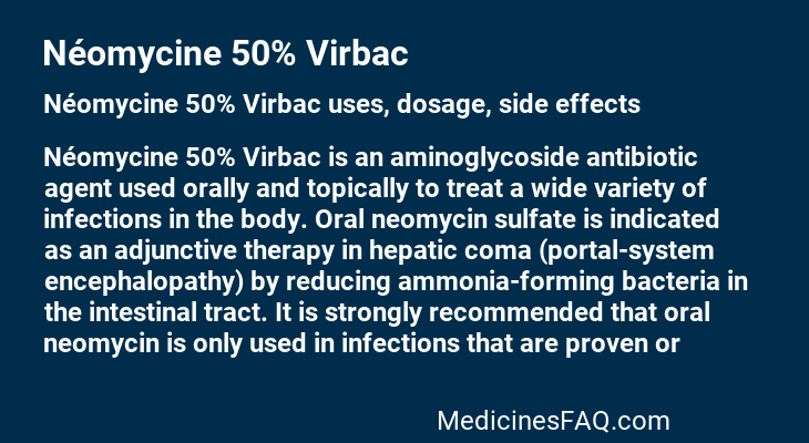 Néomycine 50% Virbac