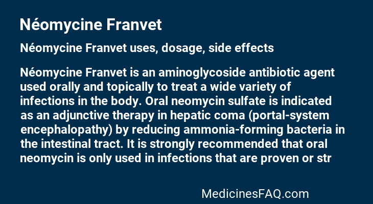 Néomycine Franvet