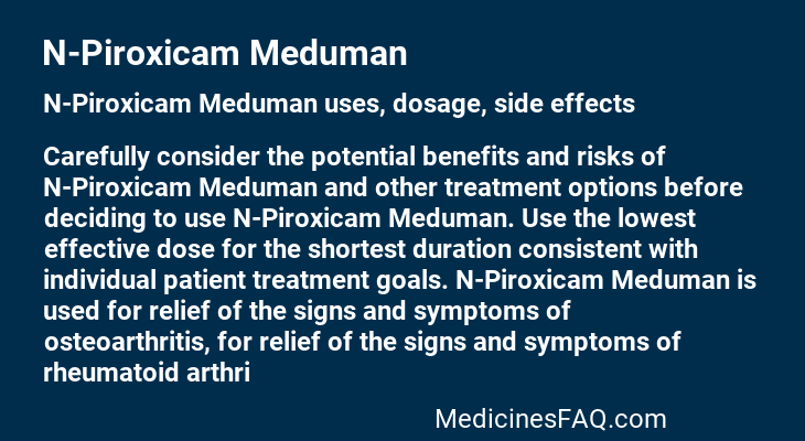 N-Piroxicam Meduman