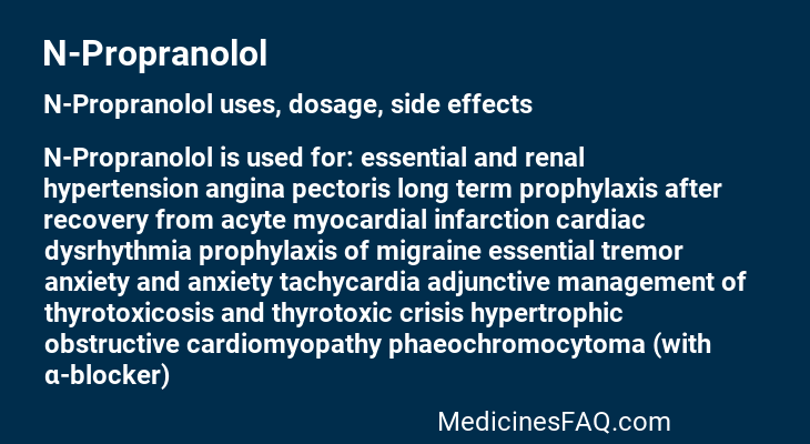 N-Propranolol