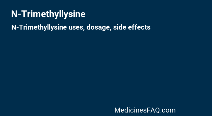 N-Trimethyllysine