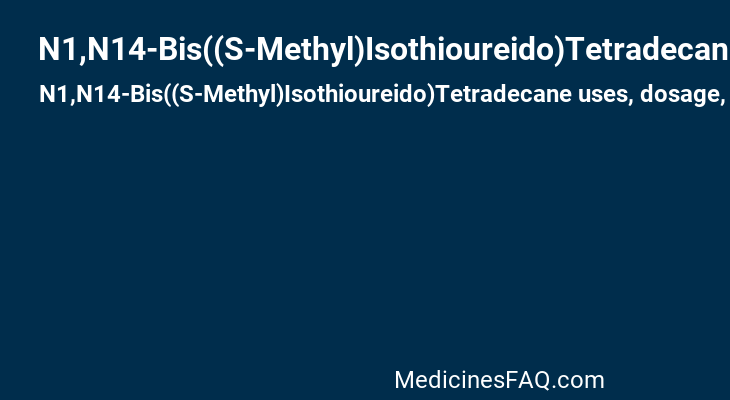 N1,N14-Bis((S-Methyl)Isothioureido)Tetradecane