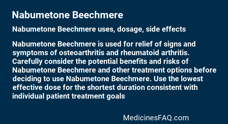 Nabumetone Beechmere