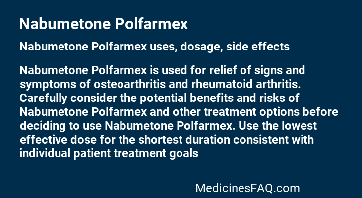 Nabumetone Polfarmex