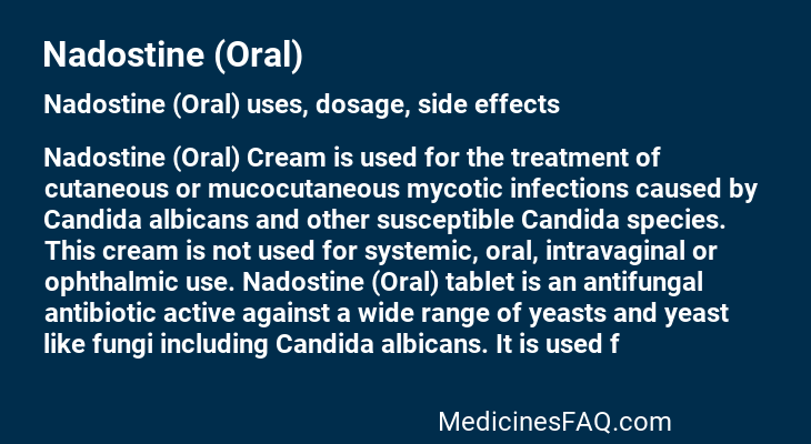 Nadostine (Oral)