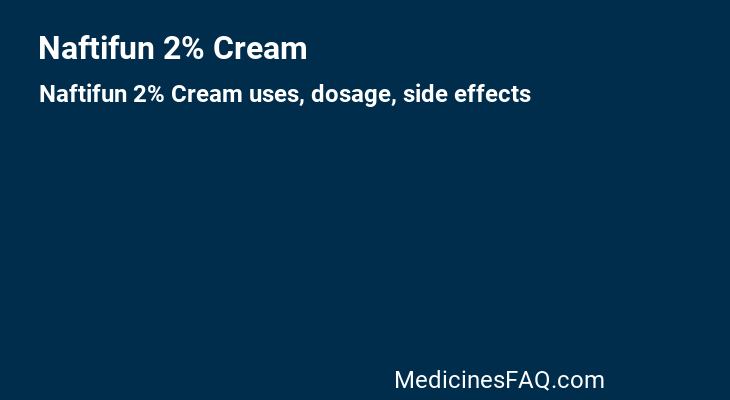 Naftifun 2% Cream