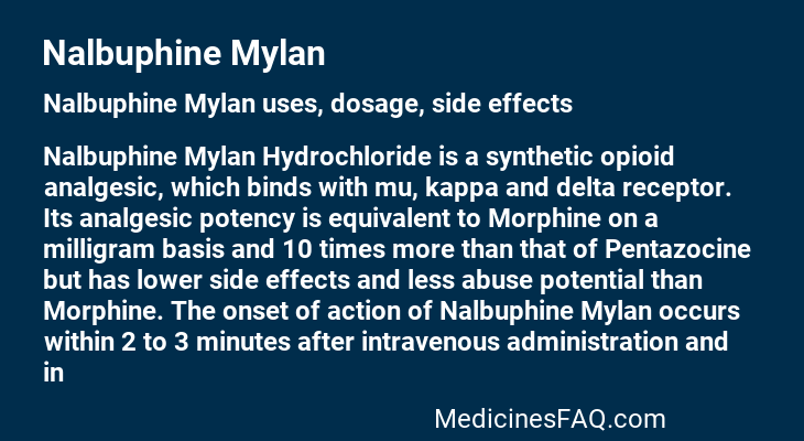 Nalbuphine Mylan