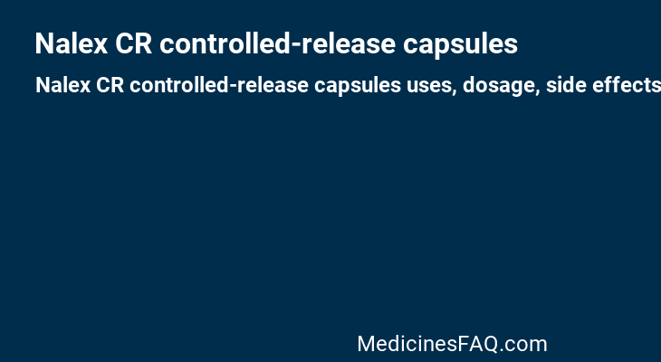 Nalex CR controlled-release capsules