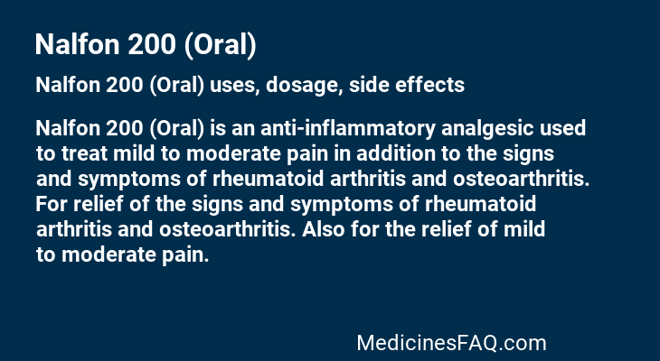 Nalfon 200 (Oral)