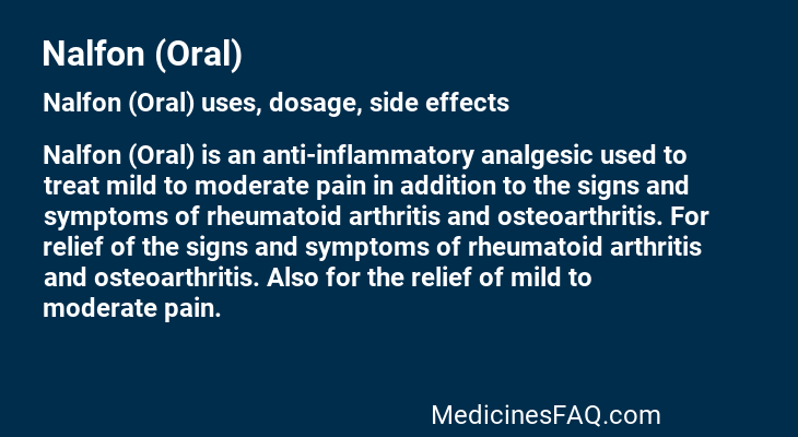 Nalfon (Oral)