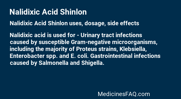 Nalidixic Acid Shinlon