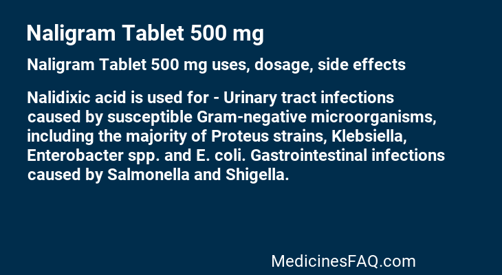 Naligram Tablet 500 mg