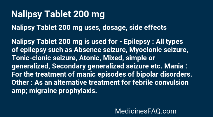 Nalipsy Tablet 200 mg