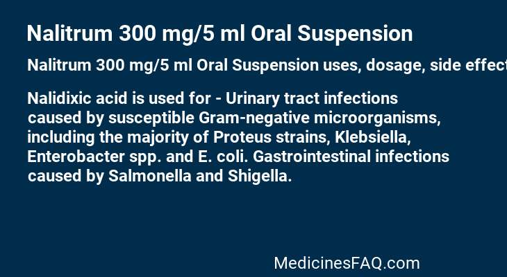 Nalitrum 300 mg/5 ml Oral Suspension