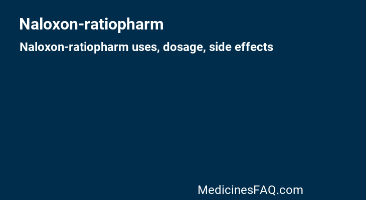 Naloxon-ratiopharm