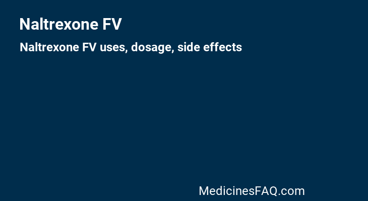 Naltrexone FV