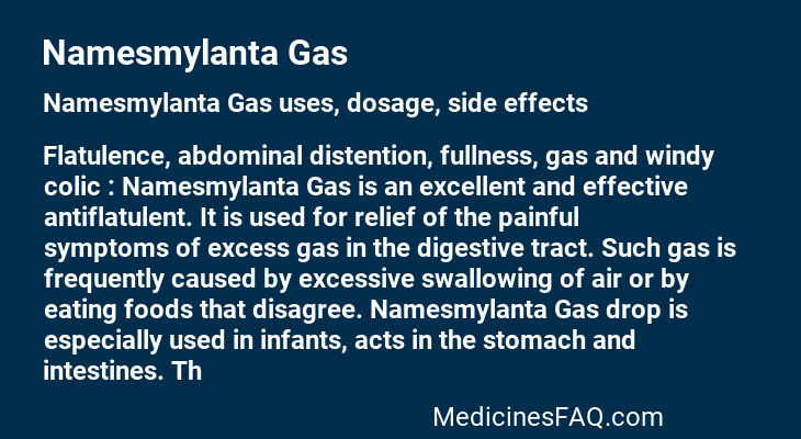 Namesmylanta Gas