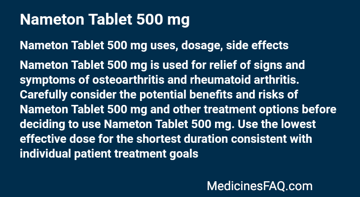 Nameton Tablet 500 mg