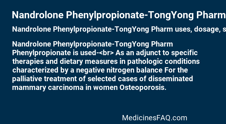 Nandrolone Phenylpropionate-TongYong Pharm