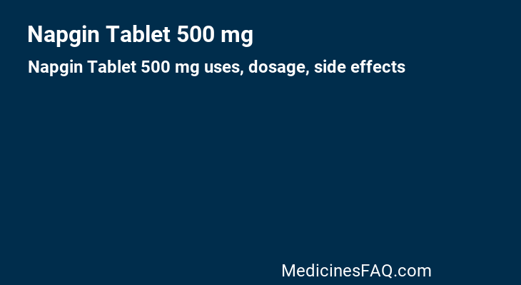 Napgin Tablet 500 mg
