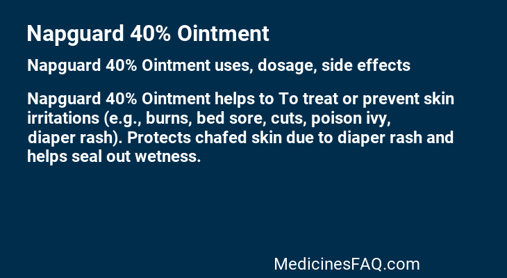 Napguard 40% Ointment