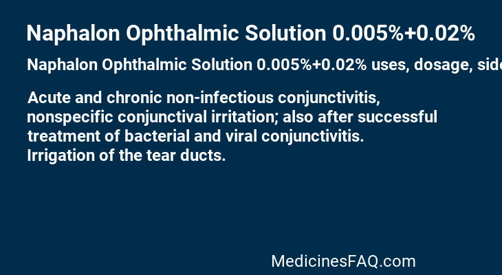 Naphalon Ophthalmic Solution 0.005%+0.02%
