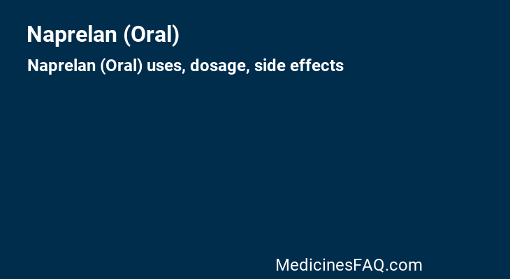 Naprelan (Oral)