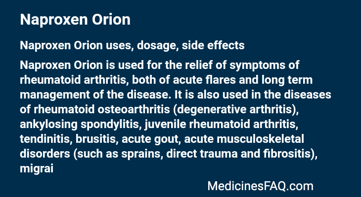 Naproxen Orion
