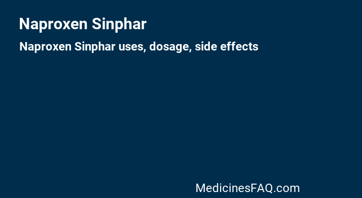 Naproxen Sinphar