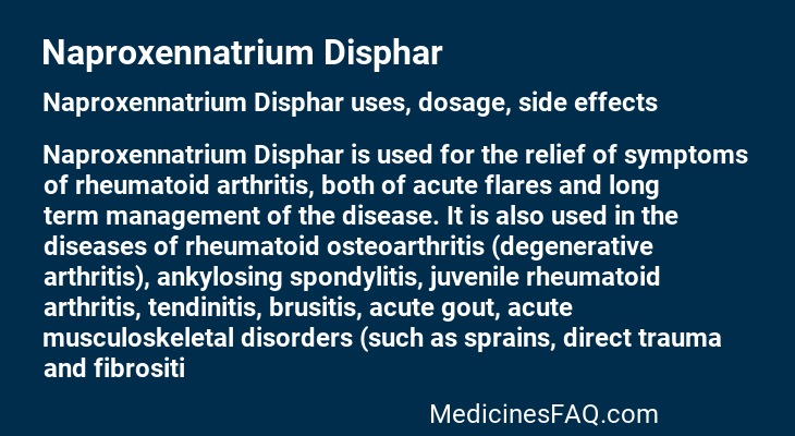 Naproxennatrium Disphar