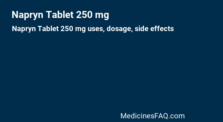 Napryn Tablet 250 mg