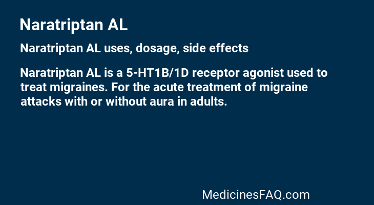 Naratriptan AL
