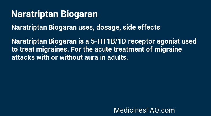 Naratriptan Biogaran