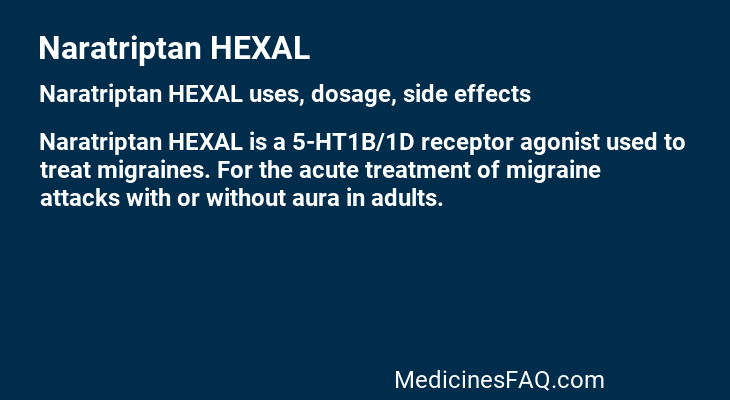 Naratriptan HEXAL