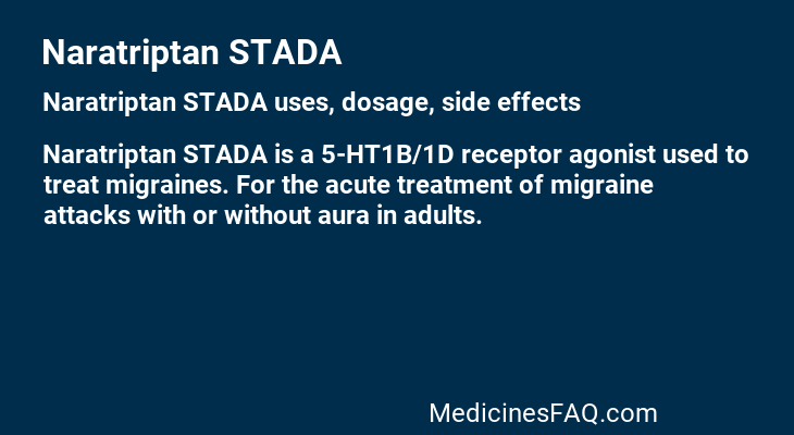 Naratriptan STADA