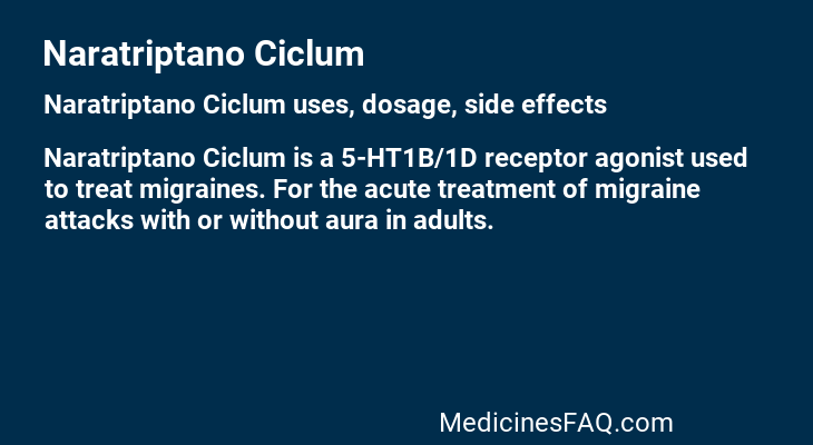 Naratriptano Ciclum