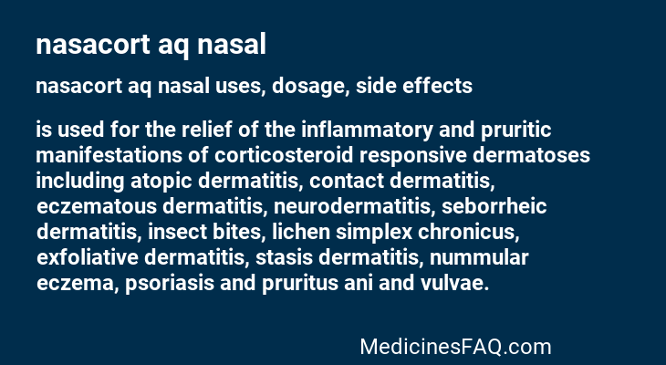 nasacort aq nasal