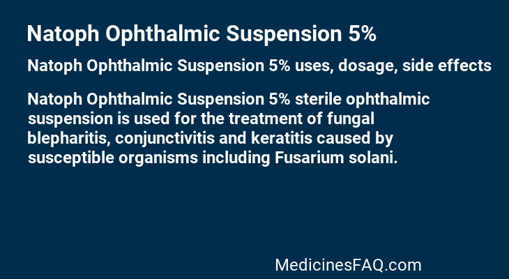 Natoph Ophthalmic Suspension 5%