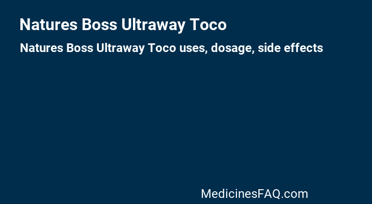 Natures Boss Ultraway Toco