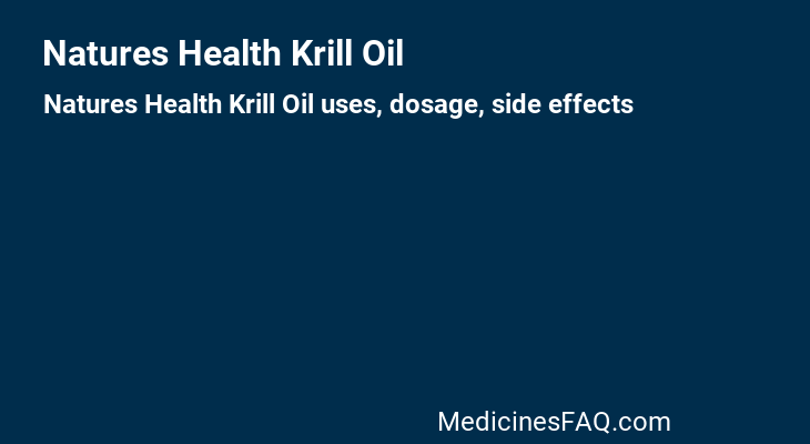 Natures Health Krill Oil