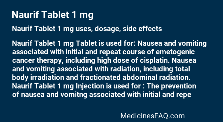 Naurif Tablet 1 mg