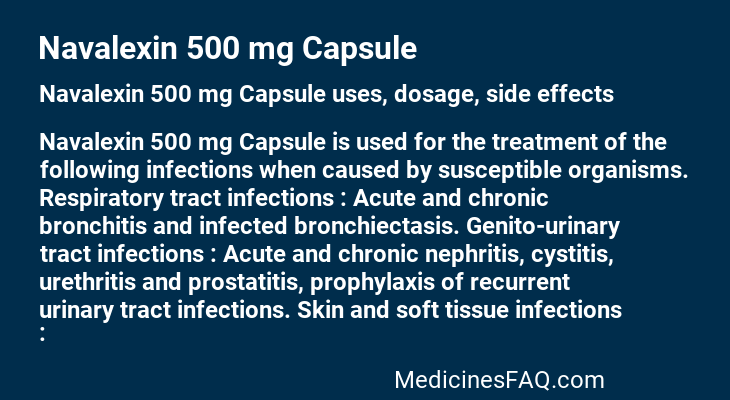 Navalexin 500 mg Capsule