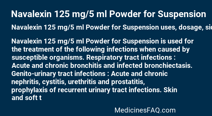 Navalexin 125 mg/5 ml Powder for Suspension