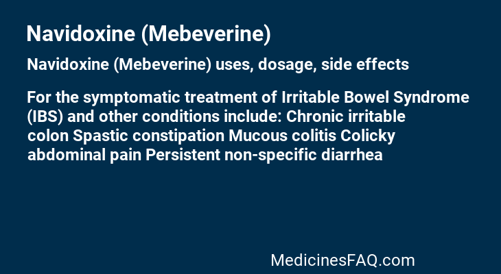 Navidoxine (Mebeverine)